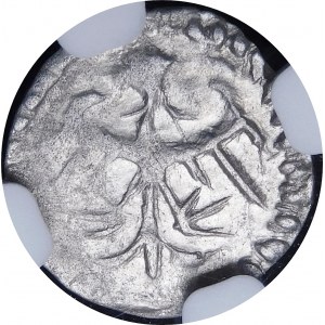 Ladislaus II Jagiello, Wschowa denarius - beautiful and b. rare