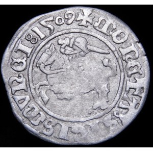 Sigismund I the Old, Half-penny 1509, Vilnius - Pogon without scabbard - indescribable error