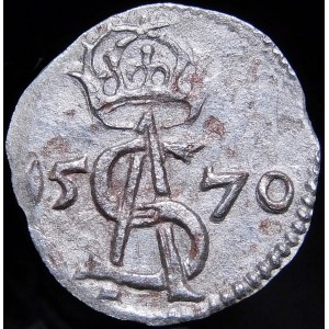 Sigismund II Augustus, Zwei-Dollars 1570, Wilna - Platina/Kerlein - sehr selten