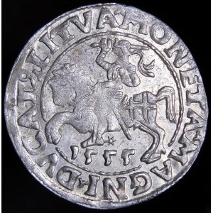 Sigismund II Augustus, Half-penny 1555, Vilnius - LI/LITVA
