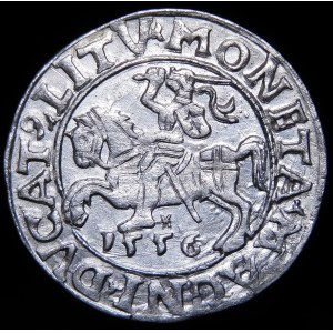Sigismund II Augustus, Half-penny 1556, Vilnius - LI/LITV