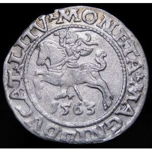 Zikmund II Augustus, půlgroše 1563, Vilnius - 19 Pogoń, sekera, M D L/LITV - vzácný