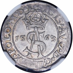 Sigismund II. Augustus, Trojak 1563, Vilnius