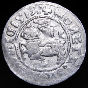 Žigmund I. Starý, polgroš 1519, Vilnius - 6 pier - chyba, SIGISMVNID - vzácne