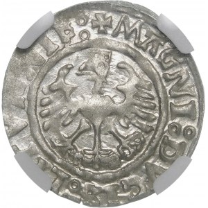 Sigismund I the Old, Half-penny 1525, Vilnius - colon - beautiful and rare
