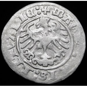 Sigismund I. der Alte, Halbpfennig 1513, Vilnius - Doppelpunkte