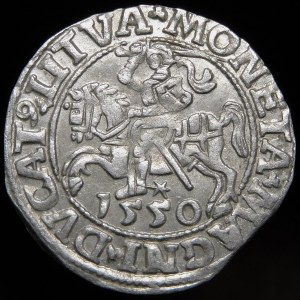 Zygmunt II August, Półgrosz 1550, Wilno - LI/LITVA