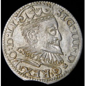 Zygmunt III Waza, Trojak 1595, Ryga - nieopisany wariant