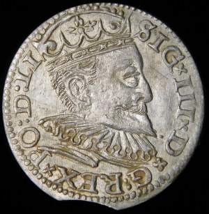 Zygmunt III Waza, Trojak 1595, Ryga - nieopisany wariant