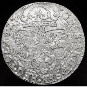 Sigismund III. Vasa, Sixpence 1627, Krakau - schön