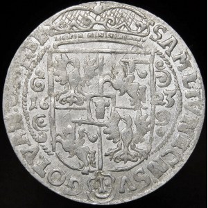 Žigmund III Vasa, Ort 1623, Bydgoszcz - PRV M - krásny