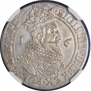 Žigmund III Vasa, Ort 1623, Gdansk - skrátený dátum, PR