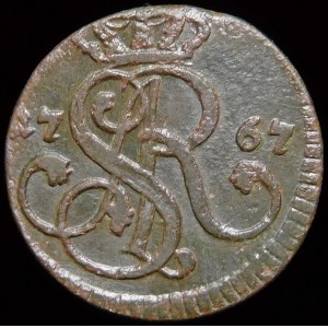 Stanislaw August Poniatowski, 1767 G penny, Krakow