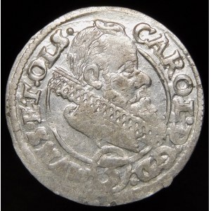 Śląsk - Księstwo ziębicko-oleśnickie, Karol II, 3 krajcary 1615, Oleśnica