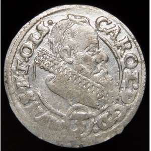 Silesia - Duchy of Ziębice and Olesnica, Charles II, 3 krajcary 1615, Olesnica