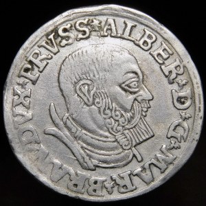 Ducal Prussia, Albrecht Hohenzollern, Trojak 1535, Königsberg