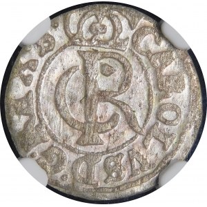 Inflanty - Pod panowaniem szwedzkim, Karol XI, Szeląg 1665, Ryga