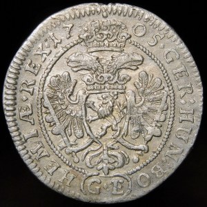 Rakúsko, Leopold I, 3 krajcars 1705 GE, Praha