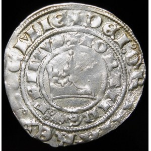Bohemia, John I of Luxembourg (1310-1346), Prague penny, Kutná Hora - lily