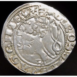 Böhmen, Johann I. von Luxemburg (1310-1346), Prager Pfennig, Kutná Hora - Lilie