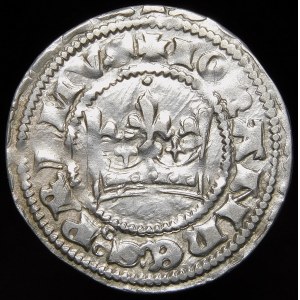 Bohemia, John I of Luxembourg (1310-1346), Prague truncated penny (parvus), Kutná Hora - rare and beautiful