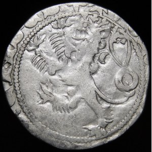 Bohemia, John I of Luxembourg (1310-1346), Prague truncated penny (parvus), Kutná Hora - variant