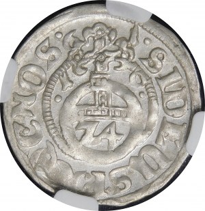 Pommern, Herzogtum Walachei, Philipp Julius, Halbspur (Reichsgroschen) 1610, Novopole (Franzburg)