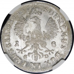 Niemcy, Brandenburgia-Prusy, Fryderyk I Hohenzollern, elektor Brandenburgii jako Fryderyk III, Ort 1699 SD Królewiec