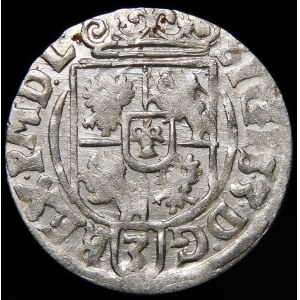 Sigismund III Vasa, Half-track 1626, Bydgoszcz - Half-horse in decorative shield - 2-6