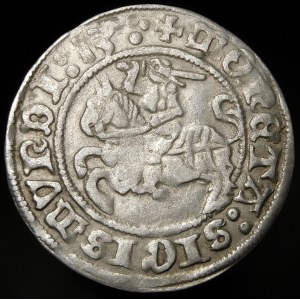 Sigismund I the Old, Half-penny 1513, Vilnius - three dot, four dot - rare