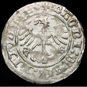 Sigismund I the Old, Half-penny 1515, Vilnius - diagonal colon, colon - rare