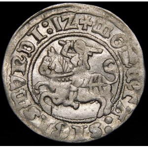 Sigismund I the Old, Half-penny 1512, Vilnius - oblique colon