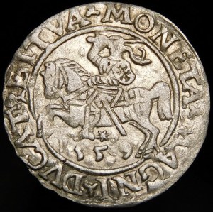 Sigismund II Augustus, Half-penny 1559, Vilnius - LI/LITVA