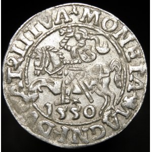 Sigismund II Augustus, Half-penny 1550, Vilnius - LI/LITVA