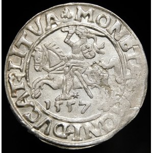 Sigismund II Augustus, Half-penny 1557, Vilnius - L/LITVA