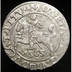Sigismund II Augustus, Halbergroschen 1565, Wilna - 22 Pogon, Axt, L/LITV