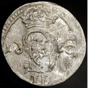 Zikmund III Vasa, dvoudolar 1620, Vilnius - reverz 6 - vzácný