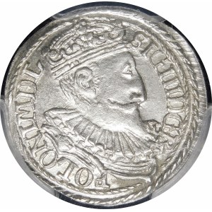 Zygmunt III Waza, Trojak 1597, Olkusz - hybryda