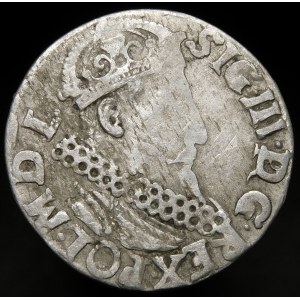 Sigismund III Vasa, Trojak 1621, Krakow - D/R change - rare