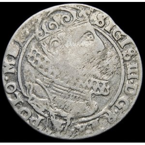Sigismund III. Vasa, Sixpence 1625, Krakau - Semicosic, REX-POLO - selten