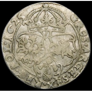 Zygmunt III Waza, Sixpence 1625, Cracow - Half-Cozic - variant