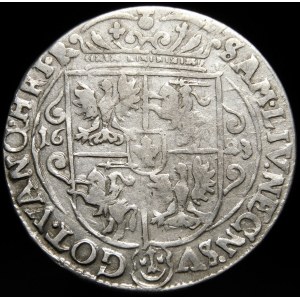 Žigmund III Vasa, Ort 1623, Bydgoszcz - PRV M - bez paličiek, rozety