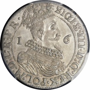 Zygmunt III Waza, Ort 1624/3, Gdańsk - przebita data, PR