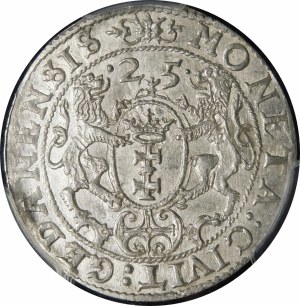 Zygmunt III Waza, Ort 1625, Gdańsk - P - piękny