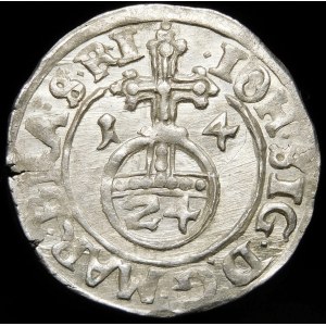 Ducal Prussia, John Sigismund, Prussian penny 1614, Königsberg - beautiful