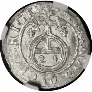 Inflanty - Pod panowaniem szwedzkim, Krystyna Waza, Półtorak 1644, Ryga - piękny i b. rzadki