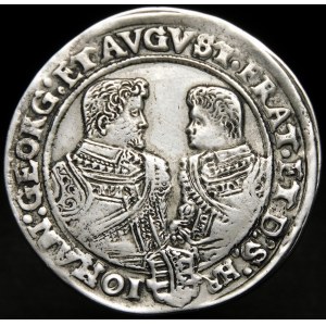 Niemcy, Saksonia - linia albertyńska (1547-1918), Krystian II, Jan Jerzy I i August (1591-1611), talar 1608, Drezno