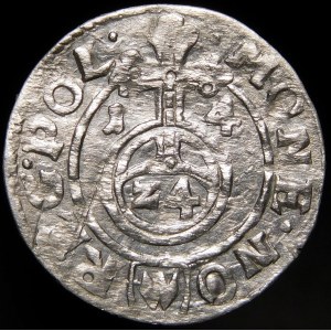 Sigismund III. Vasa, Halbspur 1614, Bydgoszcz - Avdaniec im Schild, SIGIS