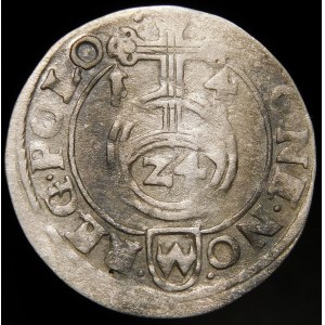 Sigismund III Vasa, Half-track 1614, Bydgoszcz - Avdaniec in shield, SIGI