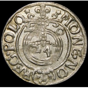 Sigismund III. Vasa, Halbspur 1620, Bromberg - Sachse im Ovalschild, 2-0 - schön